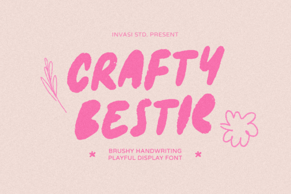 Crafty Bestie: Your Friendly Font for Creative Projects