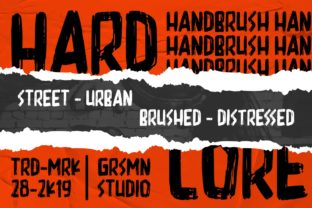 Hardcore: The Urban Font for Bold Visual Impact