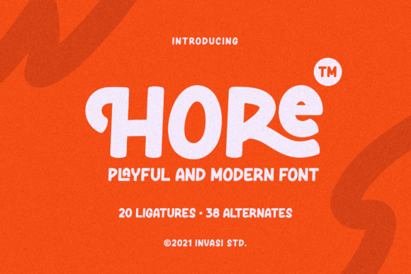 Hore: A Vintage Display Font for Modern Design