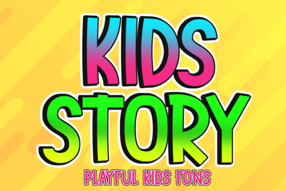 Kids Story: A Playful Font for Modern Design