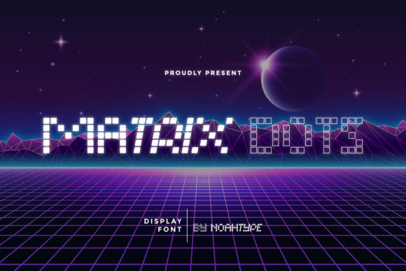 Matrix Dots: A Futuristic Font for Modern Design