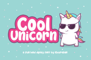 Unleash Creativity with the Cool Unicorn Display Font